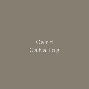 Card Catalog Green
