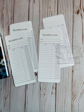 Load image into Gallery viewer, Reading Log Bookmark