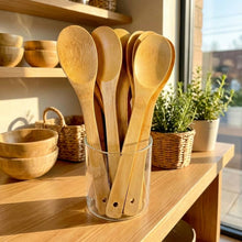 Load image into Gallery viewer, Bamboo Kitchen Spoon