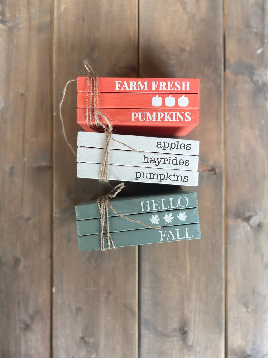 Fall Stacking Book DIY Kit – The Black Cabin